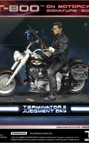 Exclusive SET T-800 On Motorcycle Limited Signature Edition Statue by Darkside Collectibles Studio