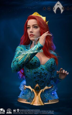 Mera Aquaman Life-Size Bust by Infinity Studio