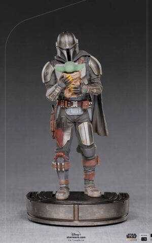 The Mandalorian Star Wars Art 1/10 Scale Statue by Iron Studios