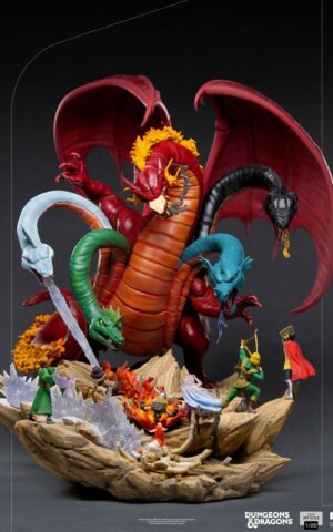 Tiamat Battle Dungeons & Dragons Demi Art 1/20 Scale Statue by Iron Studios