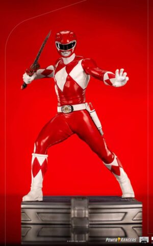 Red Ranger Power Rangers BDS Art 1/10 Scale Statue by Iron Studios