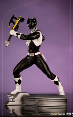 Black Ranger Power Rangers BDS Art 1/10 Scale Statue by Iron Studios