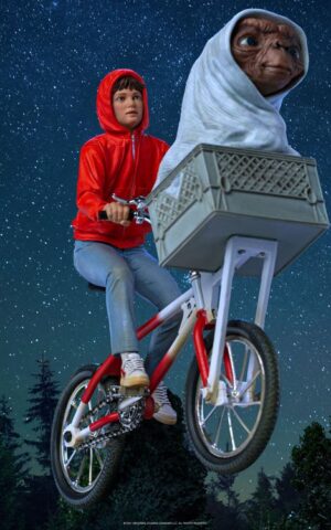 E.T. & Elliot E.T. the Extra-Terrestrial Art 1/10 Scale Statue by Iron Studios