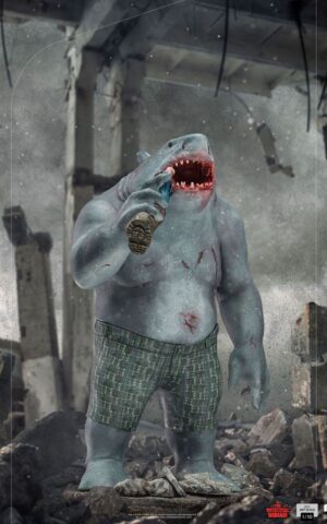 King Shark The Suicide Squad BDS Art 1/10 Scale Statue by Iron Studios