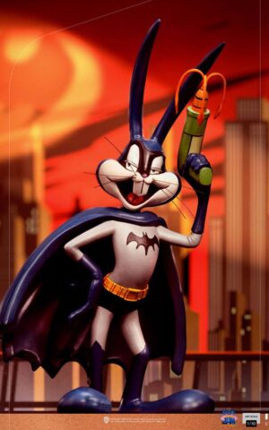 Bugs Bunny Batman Space Jam A New Legacy Art 1/10 Scale Statue by Iron Studios