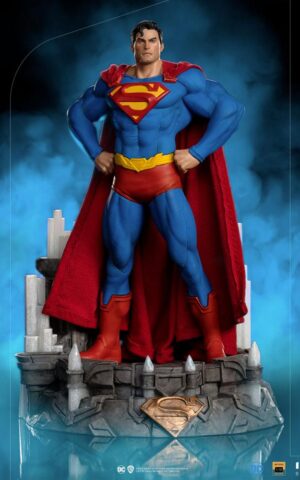 Superman Unleashed Deluxe DC Comics Art 1/10 Scale Statue by Iron Studios