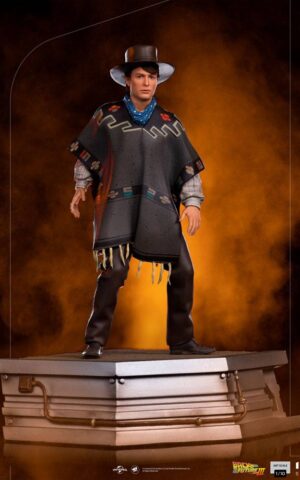 Marty McFly Back to the Future III Art 1/10 Scale Statue by Iron Studios