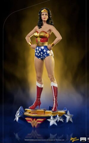 Wonder Woman Lynda Carter DC Comics Deluxe Art 1/10 Scale Statue by Iron Studios