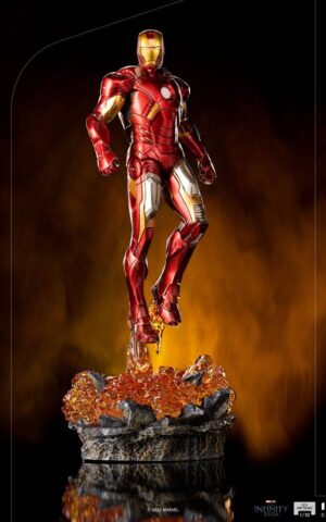 Iron Man Battle of NY The Infinity Saga BDS Art 1/10 Scale Statue by Iron Studios