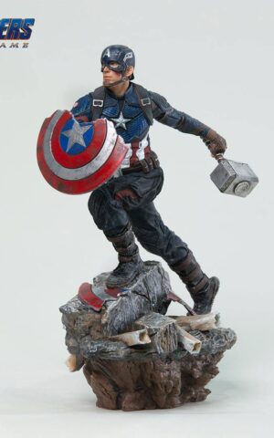 Captain America Avengers Endgame Deluxe BDS Art 1/10 Scale Statue by Iron Studios