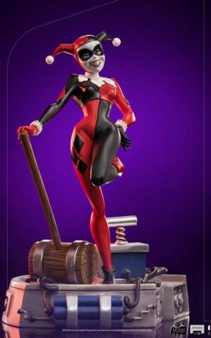 Harley Quinn Batman The Animated Series Art 1/10 Scale Statue by Iron Studios