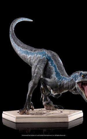 Blue Jurassic World Fallen Kingdom Art 1/10 Scale Statue by Iron Studios