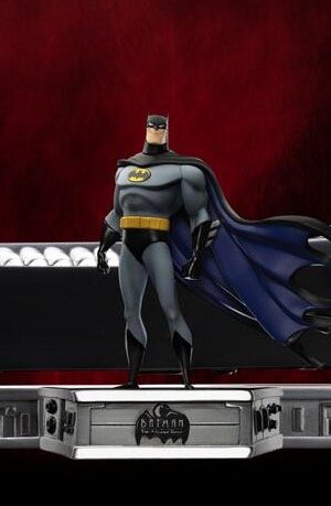 Batman and Batmobile Batman The Animated Series (1992) Art 1/10 Scale Set Deluxe by Iron Studios