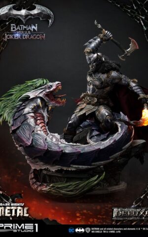 Batman Versus Joker Dragon Deluxe Ver. Dark Nights Metal 1/3 Scale Statue by Prime 1 Studio