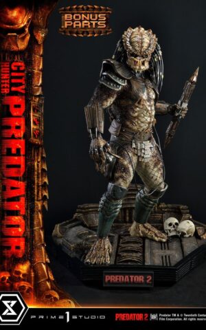 City Hunter Predator Deluxe Bonus Version Predator 2 Museum Masterline 1/3 Statue by Prime 1 Studio