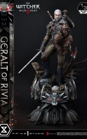 Geralt of Rivia Witcher 3 Wild Hunt 1/3 Statue by Prime 1 Studio