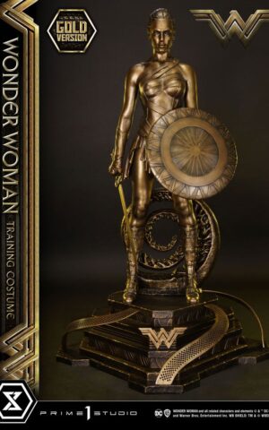 Wonder Woman Training Costume Gold Version Wonder Woman Statue by Prime 1 Studio