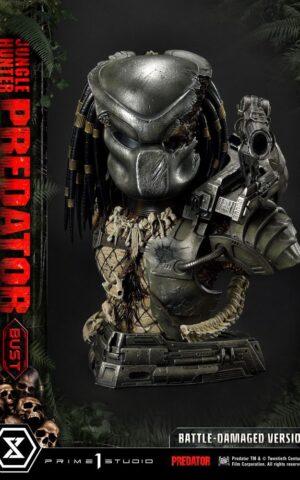 Jungle Hunter Predator Battle-Damaged Version Predator 1/3 Bust by Prime 1 Studio