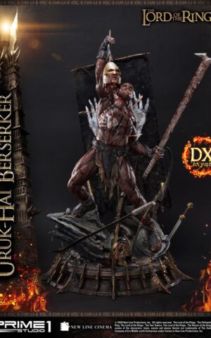 Uruk-Hai Berserker Deluxe Version Lord of the Rings 1/4 Statue by Prime 1 Studio