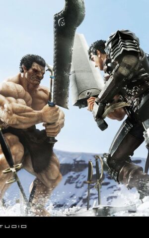 Guts Versus Zodd Berserk 1/6 Statue by Prime 1 Studio