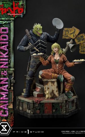 Caiman & Nikaido Dorohedoro 1/4 Statue by Prime 1 Studio