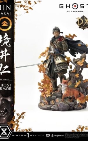 Jin Sakai Deluxe Bonus Version Ghost of Tsushima 1/4 Statue by Prime 1 Studio