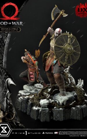 Kratos and Atreus in the Valkyrie (Deluxe Version) God of War Premium Masterline Series 1/4 Statue by Prime 1 Studio