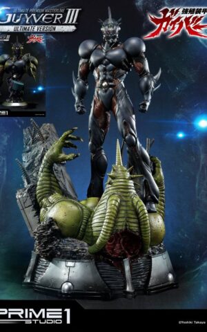 Guyver III Guyver The Bioboosted Armor Statue & Bust Ultimate Edition Set by Prime 1 Studio