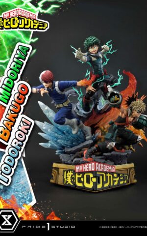 Midoriya, Bakugo & Todoroki My Hero Academia 1/4 Statue by Prime 1 Studio