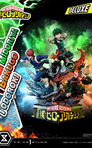 Midoriya, Bakugo & Todoroki Deluxe Bonus Version My Hero Academia 1/4 Statue by Prime 1 Studio