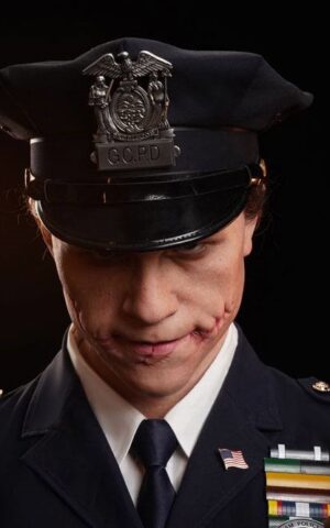 The Joker (Police Uniform) The Dark Knight 1/1 Bust by Queen Studios