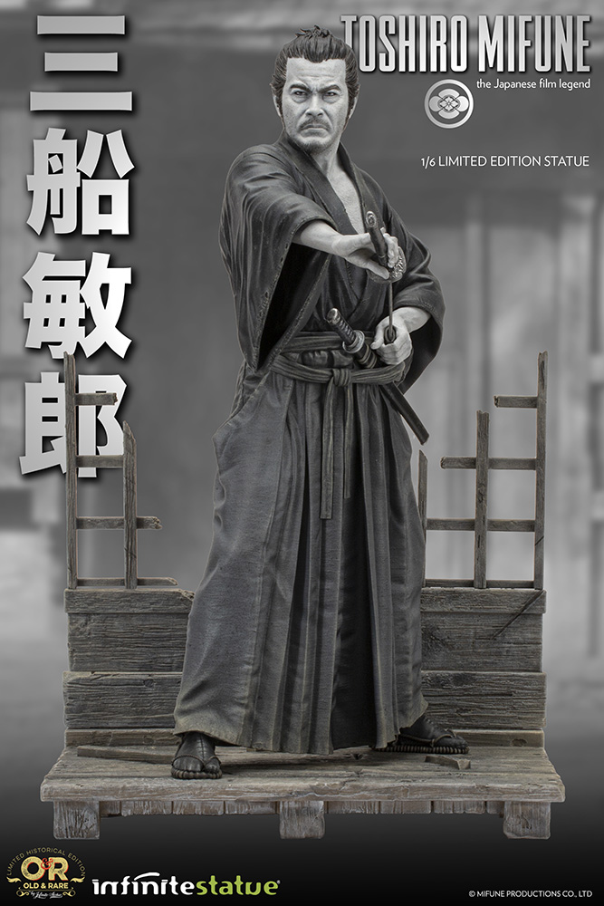 Toshiro Mifune Old & Rare 1/6 Statue by Infinite Statue