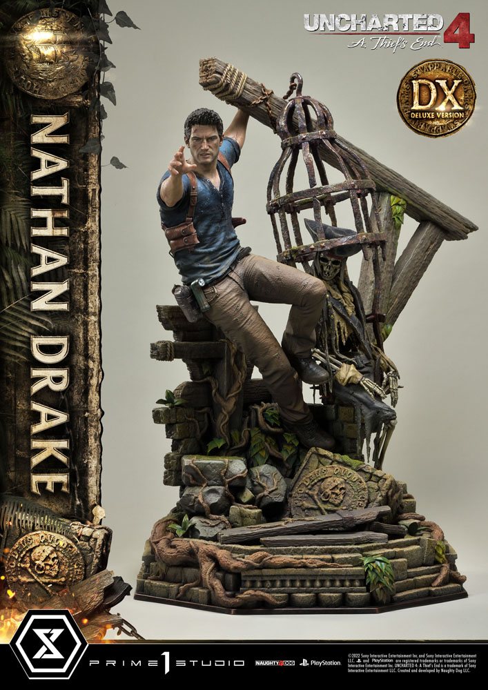 Nathan Drake Deluxe Bonus Version Uncharted 4 A Thief's End Ultimate Premium Masterline 1/4 Statue by Prime 1 Studio