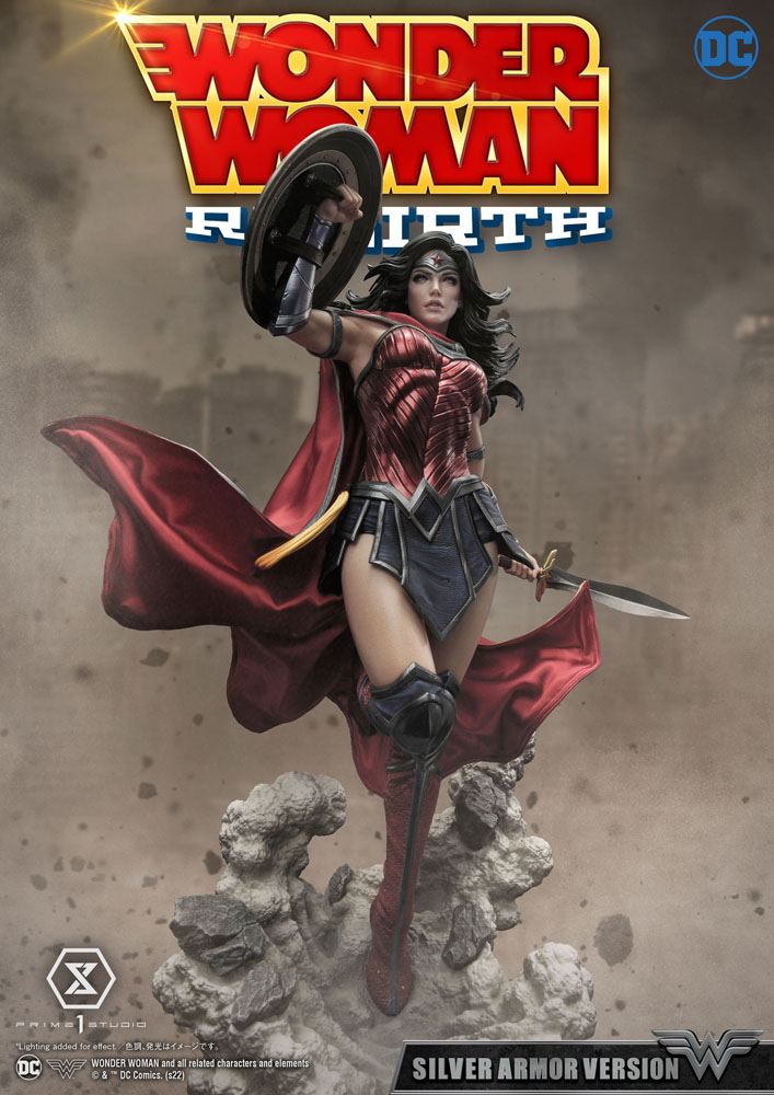 Wonder Woman Rebirth Silver Armor Version DC Comics 1/3 Statue by Prime 1 Studio