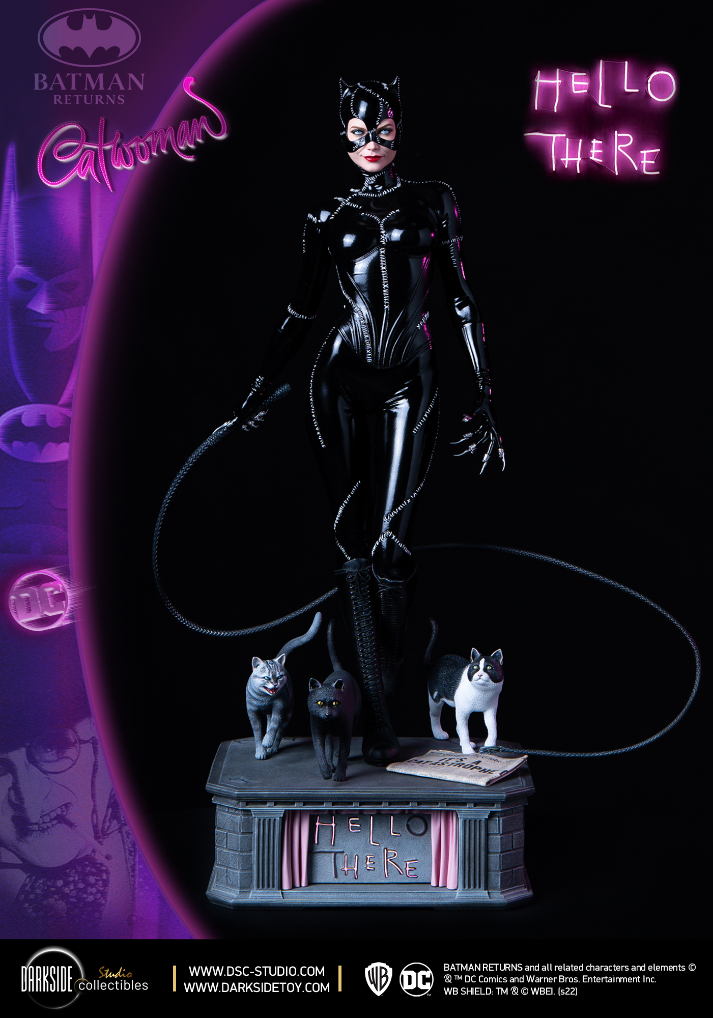 Catwoman Batman Returns 30TH Anniversary Masters Series By Darkside Collectibles Studio