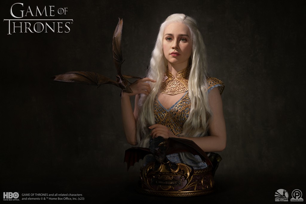 Daenerys Mother of Dragons Game of Thrones 1/1 Scale Bust by Infinity Studio